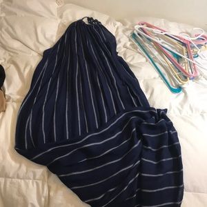 Backless halter top Maxi Dress